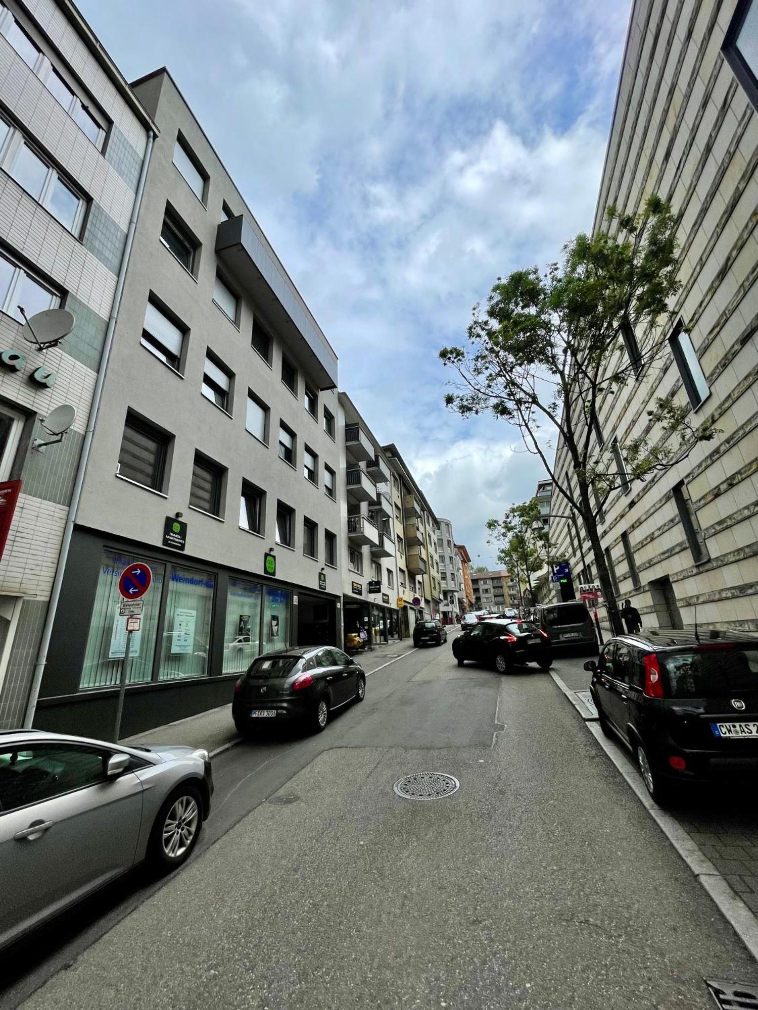 Neu Goldstadt Wunderschoenes 2 Zimmer Apartament Schloessle Zentrum פורצהיים מראה חיצוני תמונה